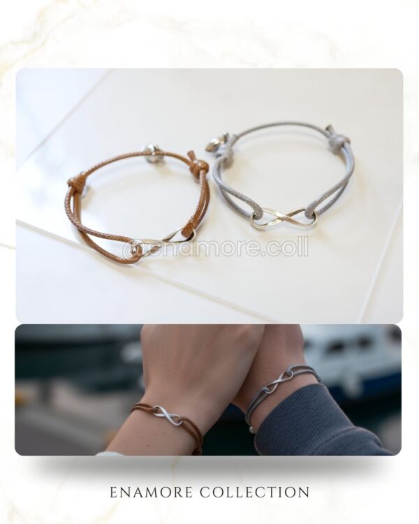 純銀無限情侶閨蜜手環/腳環（一對裝）｜Silver Infinity Bracelet / Anklet